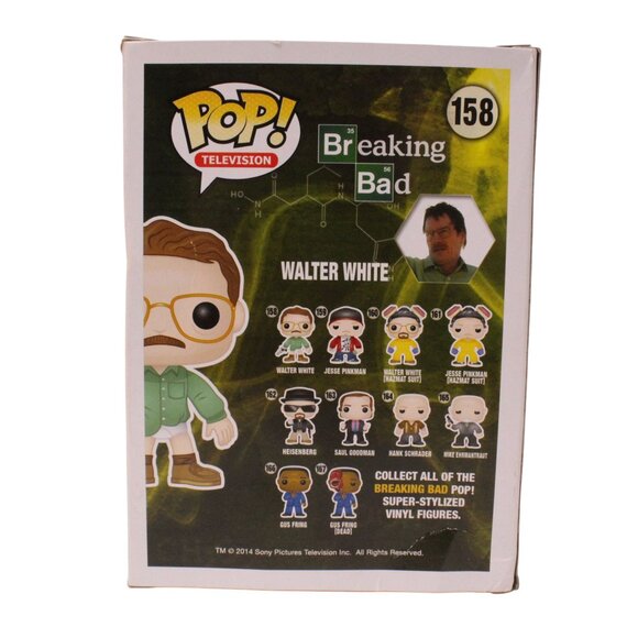 Funko Pop Breaking Bad Walter White #158 Vaulted Retired Figure 2014 Collectible - Picture 3 of 8
